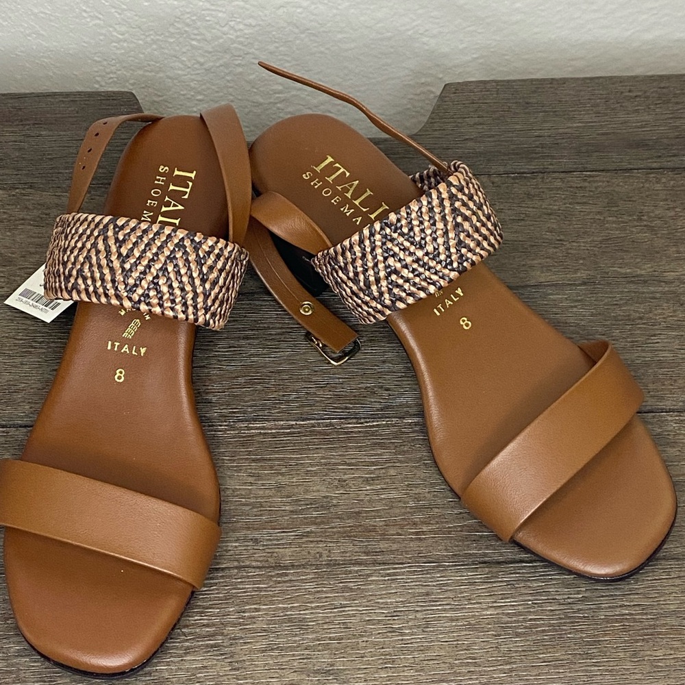 Italian Style Brown Heel Sandals